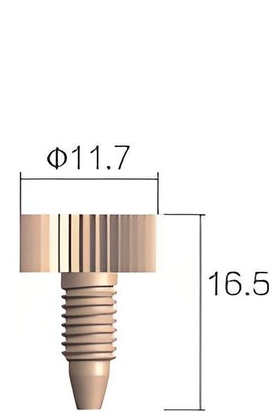 Conector de Una Pieza PEEK