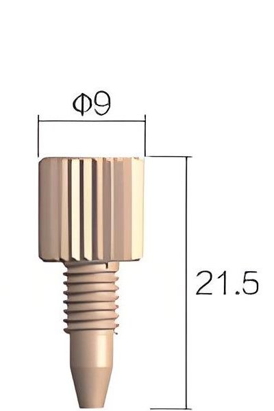 Conector de Una Pieza PEEK