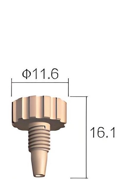 Conector de Una Pieza PEEK