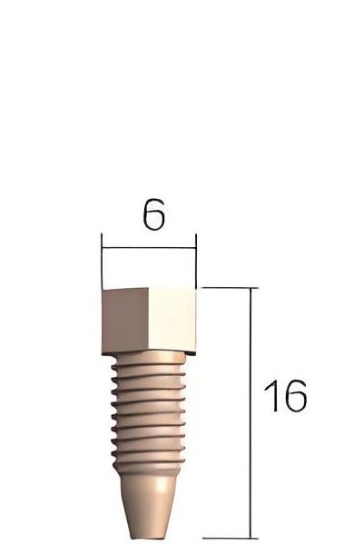 Conector de Una Pieza PEEK