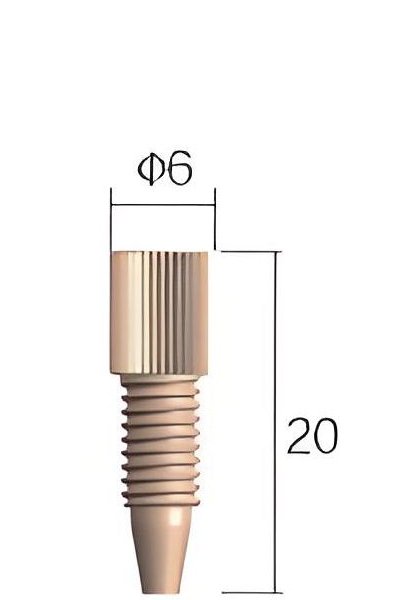 Conector de Una Pieza PEEK