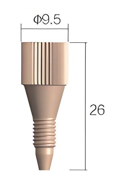 Conector de Una Pieza PEEK