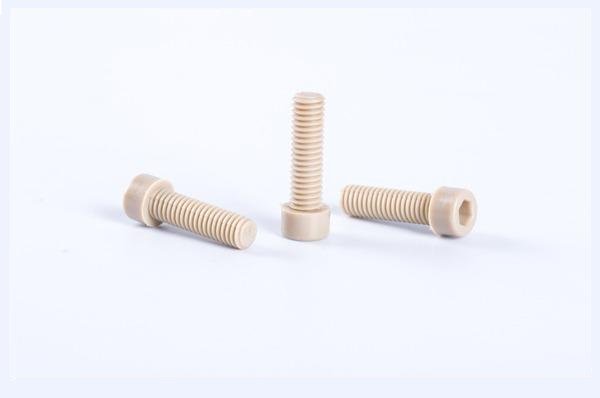 Tornillo de cruz con cabeza hexagonal de PEEK