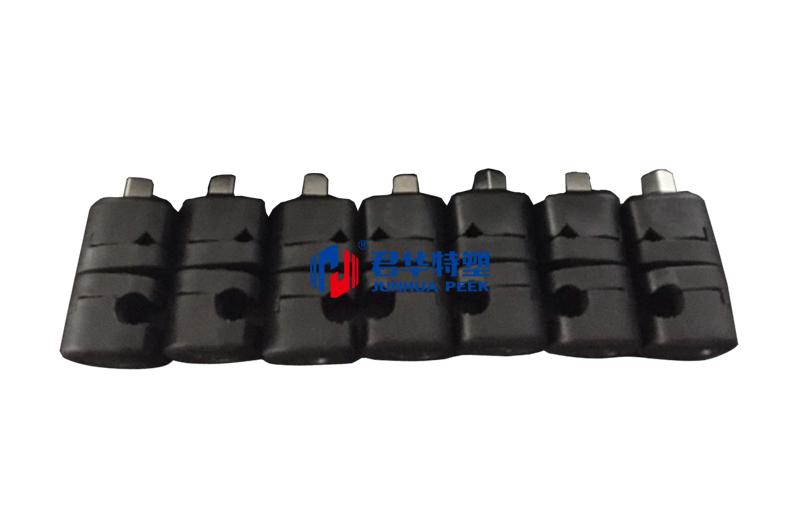 Abrazadera de barra de aguja para soporte de fijación externa PEEK