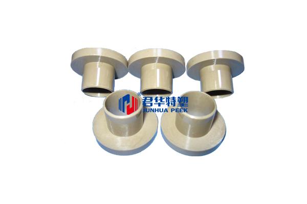Casquillo resistente al desgaste con brida de PEEK