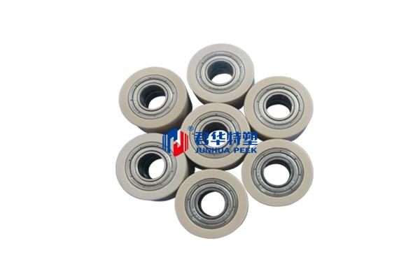 Rodillo de cojinete recubierto de goma PEEK