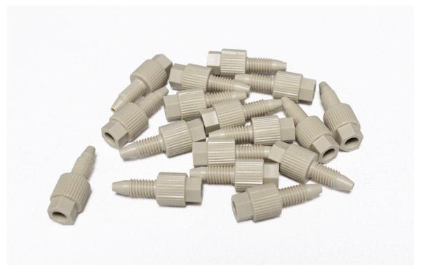 Conector integral hexagonal de PEEK