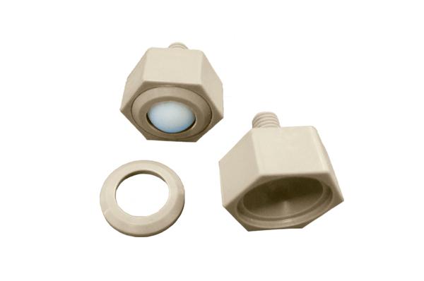 Base y cubierta de bola universal PEEK