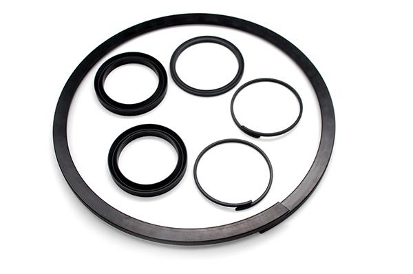 Anillo de sellado de PEEK negro