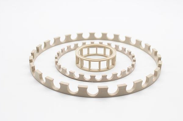 Jaula de cojinete de PEEK