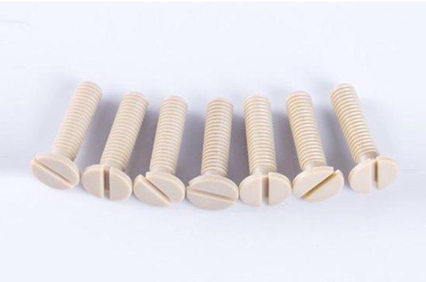 Tornillos avellanados ranurados de PEEK