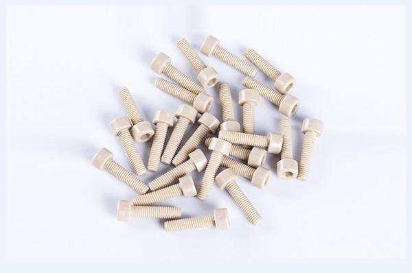 Tornillo de cabeza redonda con hexágono interior de PEEK