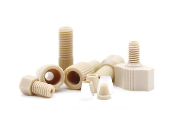 Conector de cono invertido partido de PEEK