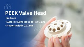 Cabeza de Válvula de PEEK de Ingeniería de Precisión: Diseño sin Rebabas para un Control de Fluidos Ininterrumpido